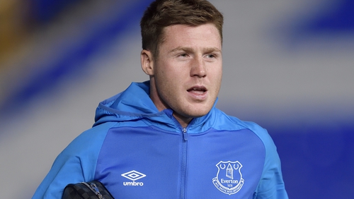 James McCarthy came off the bench at Goodison
