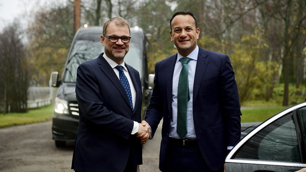 Taoiseach Leo Varadkar held talks with Finland's Prime Minister Juha Sipila today