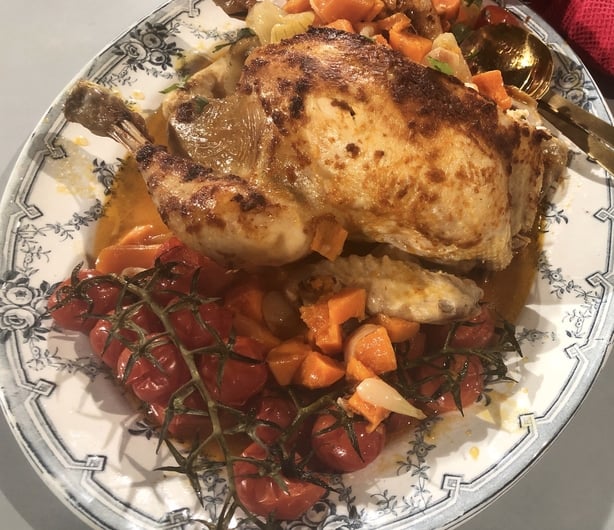 Lilly Higgins' One Pot Harissa Roast Chicken