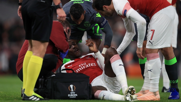 Danny Welbeck looks set for a lengthy spell on the sidelines