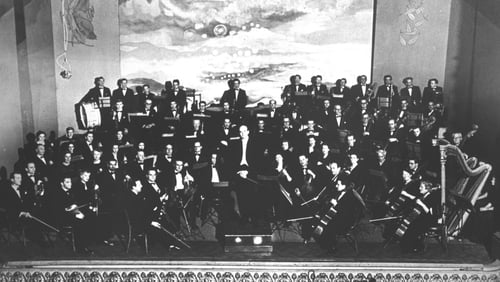 The Radio Eireann Symphony Orchestra with leader Renzo Marchionni, circa 1953