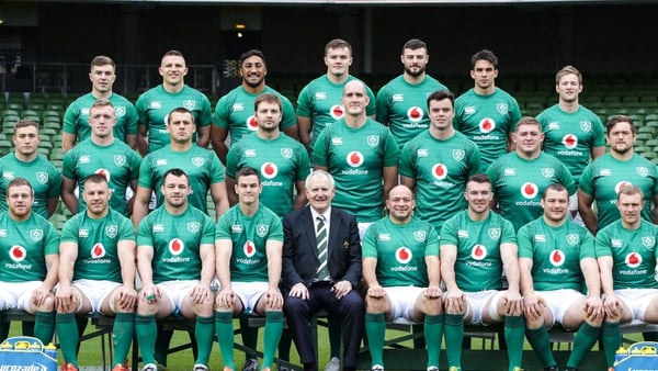 The Ireland squad to face Argentina