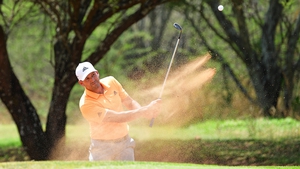 Sergio Garcia plays out of the bunker