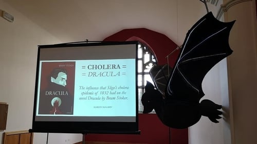 The conference took place today in the Canis Major chapel (Pictures: Sligo Dracula Society/Facebook)