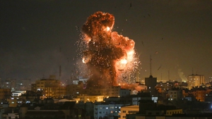 Israeli aircraft destroyed the premises of Hamas's Al-Aqsa Television