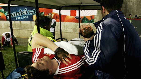 O'Driscoll after the incident in 2005