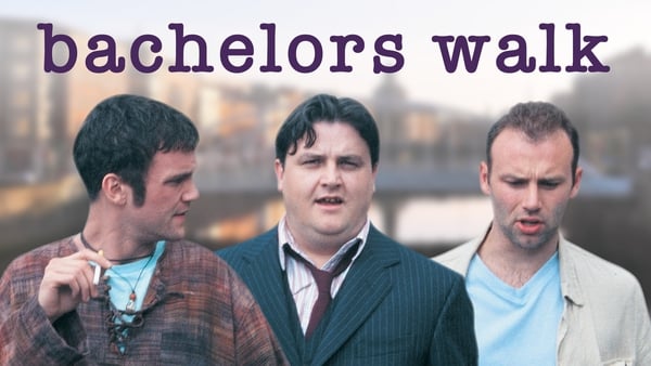 Keith McErlean, Simon Delaney and Don Wycherley in Bachelors Walk