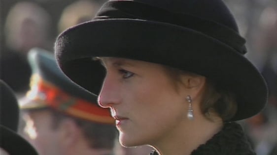 Princess Diana attends Remembrance Day service in Enniskillen (1993)