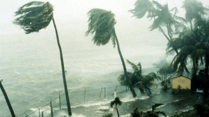 Hurricane Hugo hits St. Croix in the Virgin Islands in 1989. Photo by Gary Williams/Liaison/Getty Images Hurricane Hugo hits St. Croix in the Virgin Islands in 1989. Photo by Gary Williams/Liaison/Getty Images