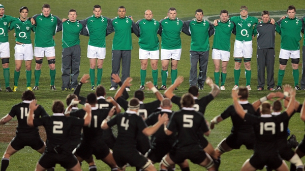Ireland last travelled to New Zealand in 2012