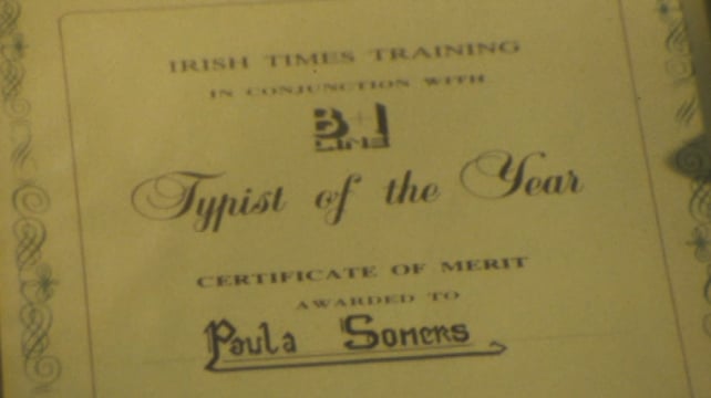 Paula Somers is Typist of the Year (1983)