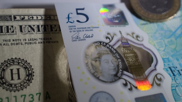 Sterling rises against both the dollar and the euro today