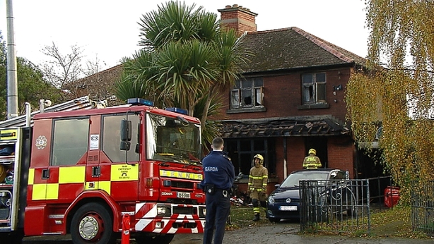 Two men injured in Dublin house fire