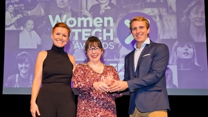 L-R Pixie McKenna, Jaine Blayney (Data Scientist Award Winner) & Will Brightling