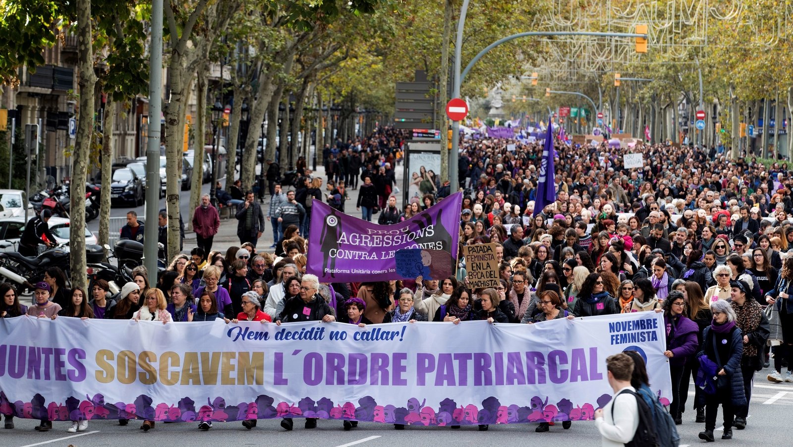 Thousands protest in Spain over violence against women