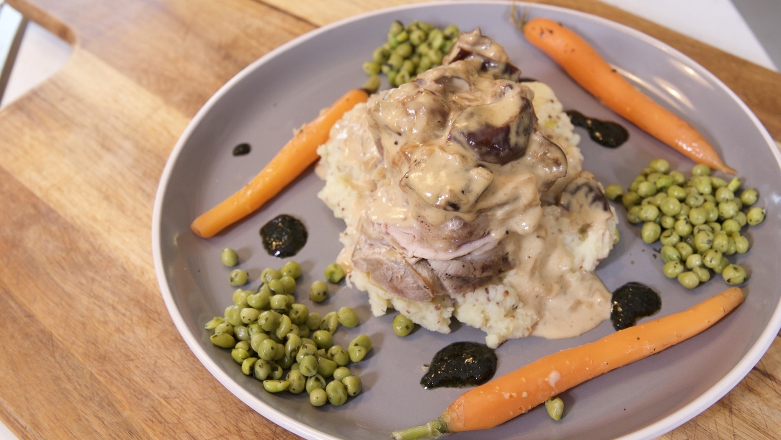 Pork Fillet stuffed with Prunes Tastes Like Home