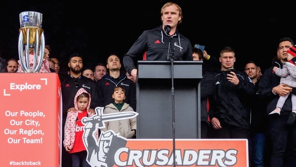 Defending Super Rugby champions The Crusaders will be back in action next month