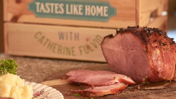 Baked Glazed Irish ham