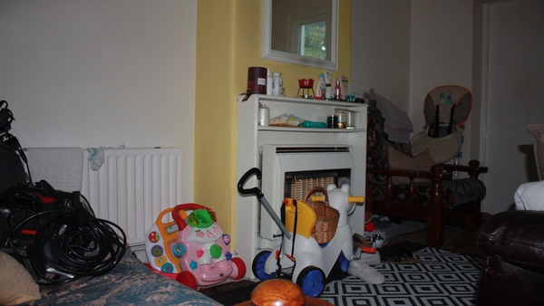 The cluttered Ballyfermot home