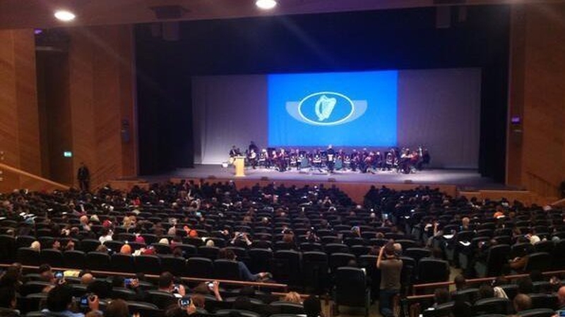 An Irish citizenship ceremony at Dublin's Convention Centre (file image)