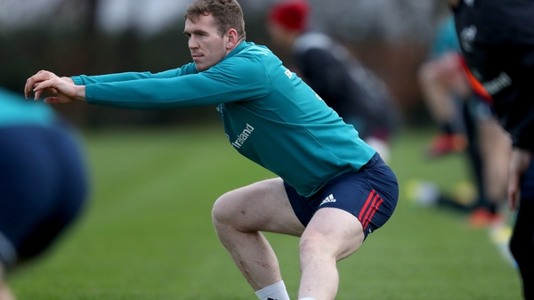 Chris Farrell was one of four players who returned to action for Munster against Zebre