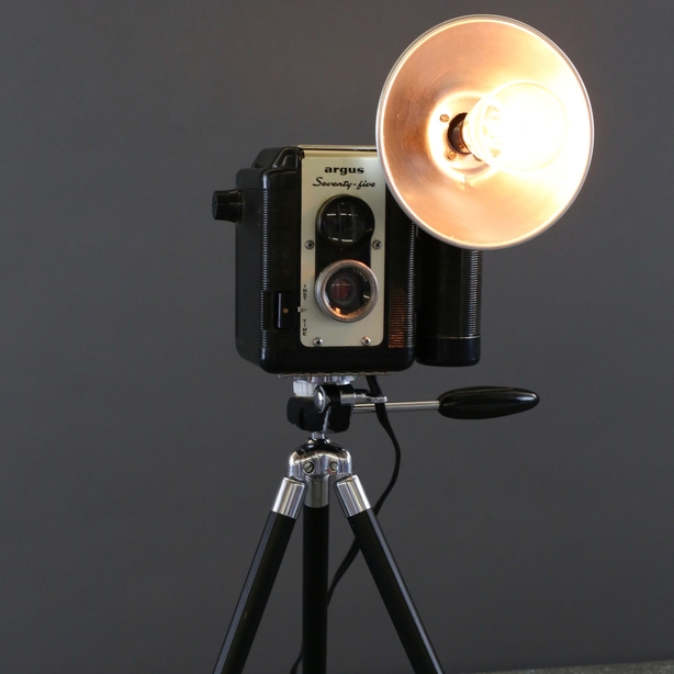 Irish Girl in Brooklyn Argus Camera Lamp