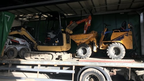 Last week Gardaí uncovered a so-called 'chop shop' where machinery and van parts worth over half a million euro was discovered
