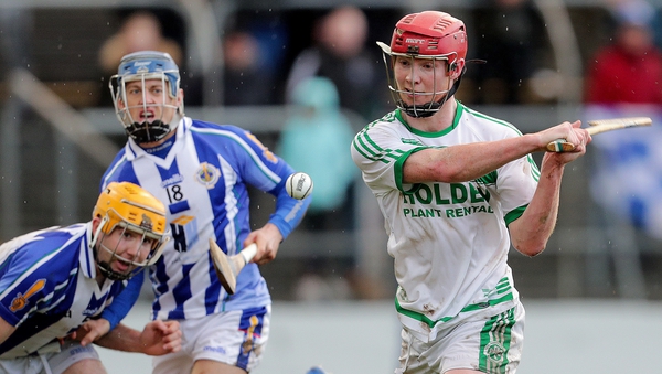 Adrian Mullen lashed home both of Ballyhale's goals