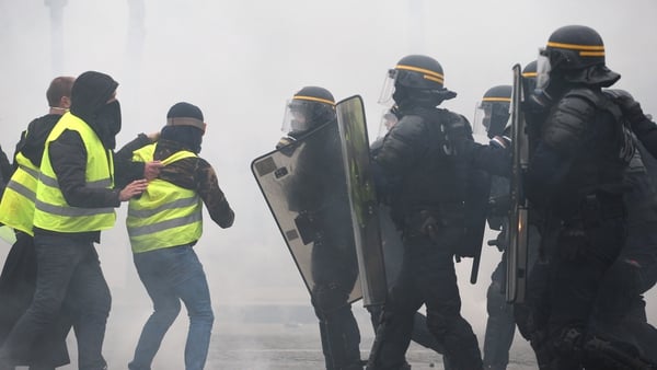 Saturday saw the worst clashes in central Paris in decades