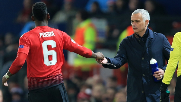 Paul Pogba and the former United boss