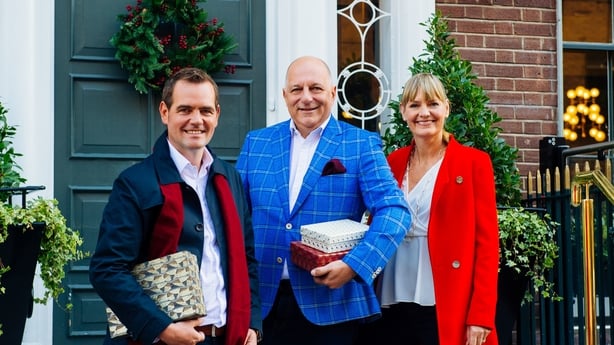 Celebrity Home of the Year 2018, judges Peter Crowley, Hugh Wallace and Deirdre Whelan