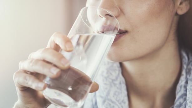 drinking water
