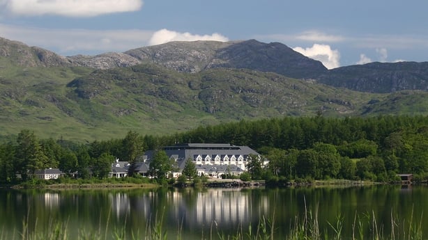 A view of Harvey's from Lough Eske
