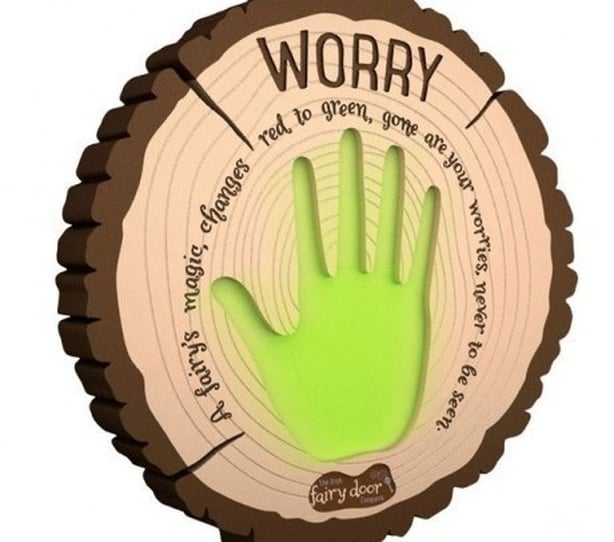 irish fairy door worry plaque