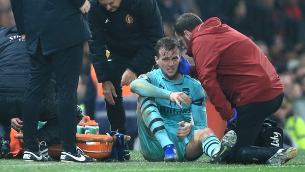 Rob Holding suffered a ruptured knee ligamnet
