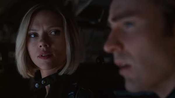 Scarlett Johansson and Chris Evans in the Avengers: Endgame trailer Screegrab: Marvel Studios/Disney