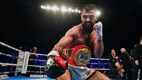 Jono Carroll is making his way back towards another world title bout