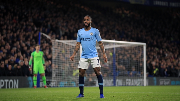 Raheem Sterling was subjected to abuse during Manchester City's loss to Chelsea at Stamford Bridge on Saturday