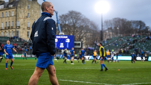 Stuart Lancaster was instrumental in Leinster's double success in 2017-18