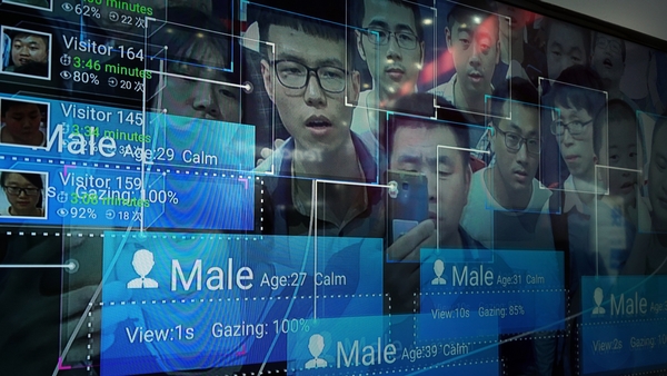 if the face fits...A facial recognition system during the 1st Digital China Summit. Photo: VCG/VCG via Getty Images