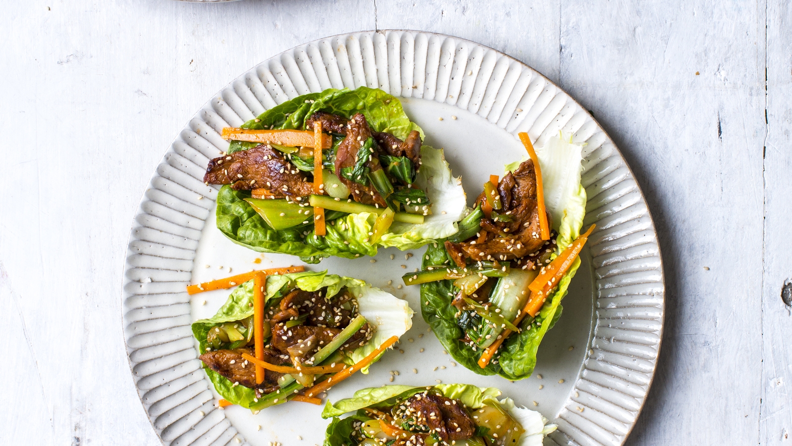 Bulgogi Pork in Lettuce Donal's Meals in Minutes