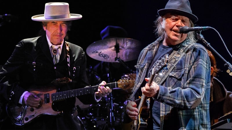 bob dylan and neil young announce irish show