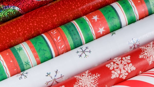 Not all wrapping paper is recyclable!