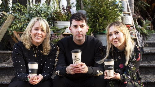 Joe Caslin is among the artists who designed cups for the charity initiative