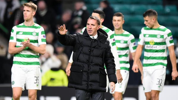 Celtic manager Brendan Rodgers saw his team advance despite the home defeat to Salzburg