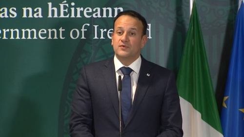 Leo Varadkar said the European Council underlined its support for the backstop