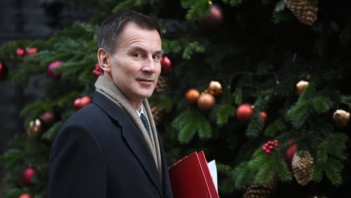 "We are not a superpower and we do not have an empire," Jeremy Hunt said