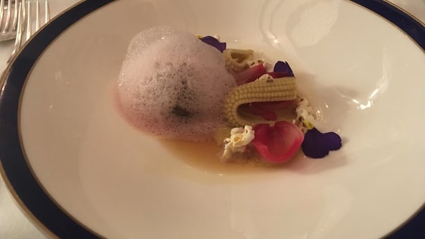 Food at the Pullman Restaurant