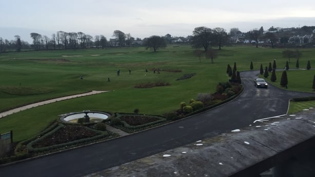 Outside Glenlo Abbey Hotel
