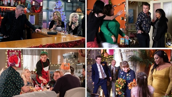 We've got the lowdown on all the top soap moments from over the festive period